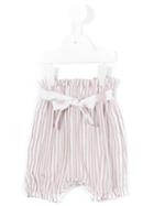 Opililai Striped Trousers, Toddler Girl's, Size: 12 Mth, White