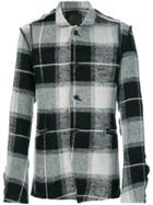 Lost & Found Ria Dunn Checked Shirt Jacket - Black