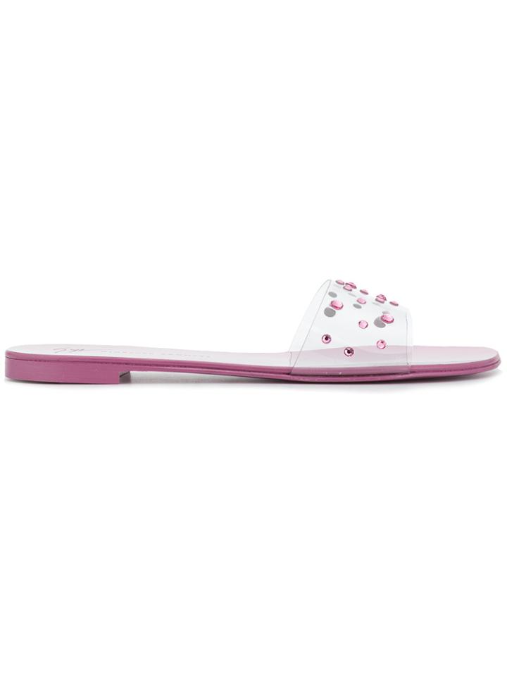 Giuseppe Zanotti Design Cassidy Sandals - Pink & Purple