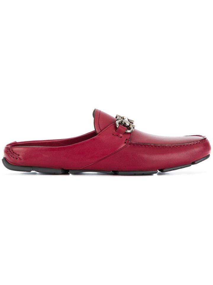 Salvatore Ferragamo Double Gancio Slip-on Loafers - Unavailable