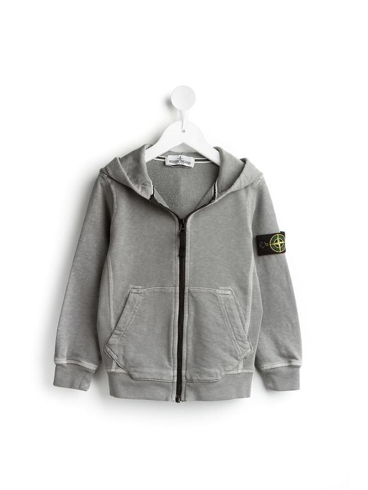 Stone Island Kids Zipped Up Hoodie