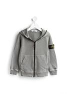 Stone Island Kids Zipped Up Hoodie