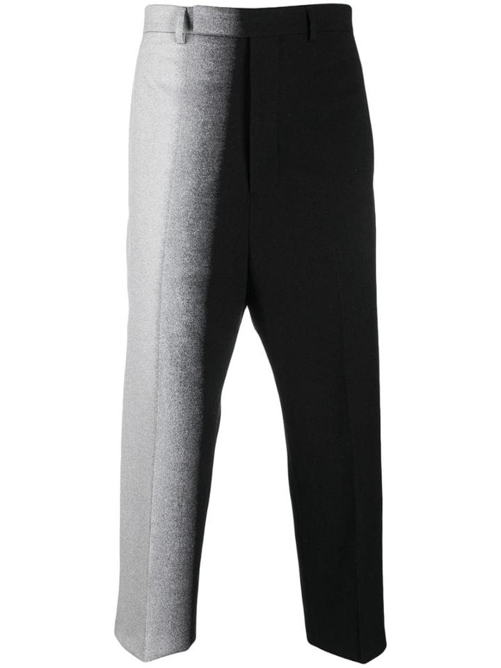 Rick Owens Ombre-effect Trousers - Black