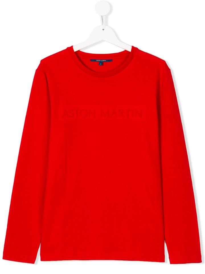 Aston Martin Kids Teen Logo T-shirt - Red