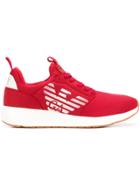 Ea7 Emporio Armani Running Sneakers - Red
