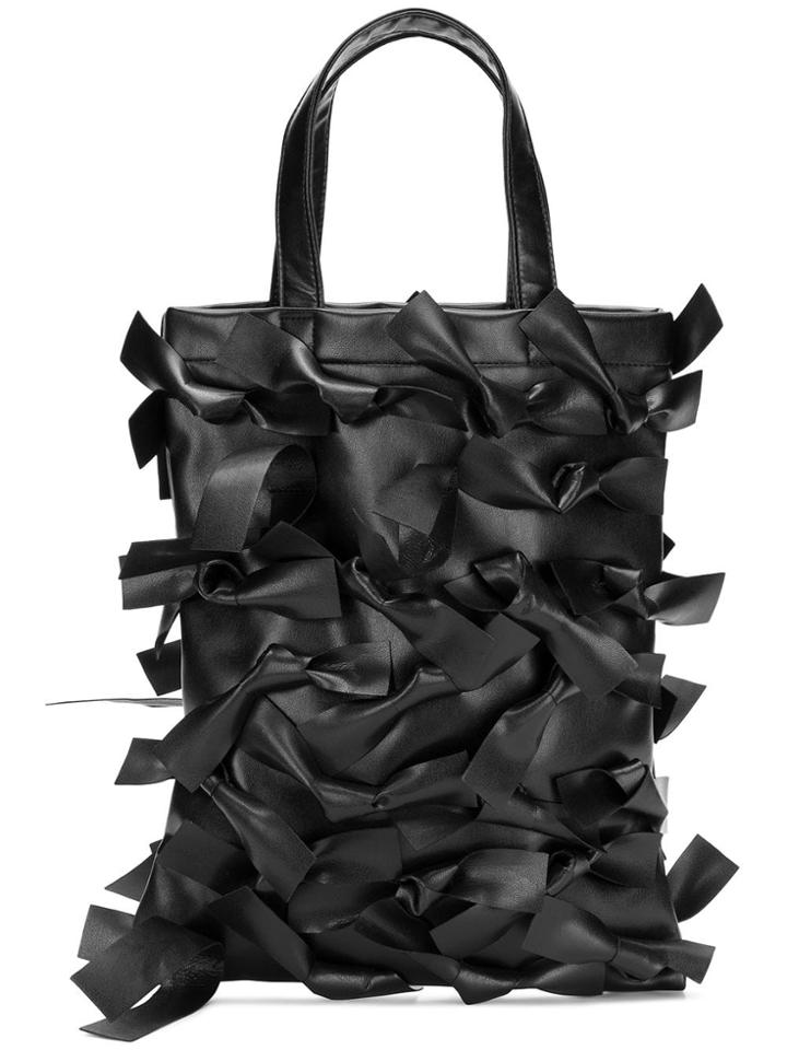 Comme Des Garçons Girl Bow Shopping Tote - Black