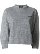 Dsquared2 Boxy Mini Logo Sweatshirt, Women's, Size: Xxs, Grey, Cotton