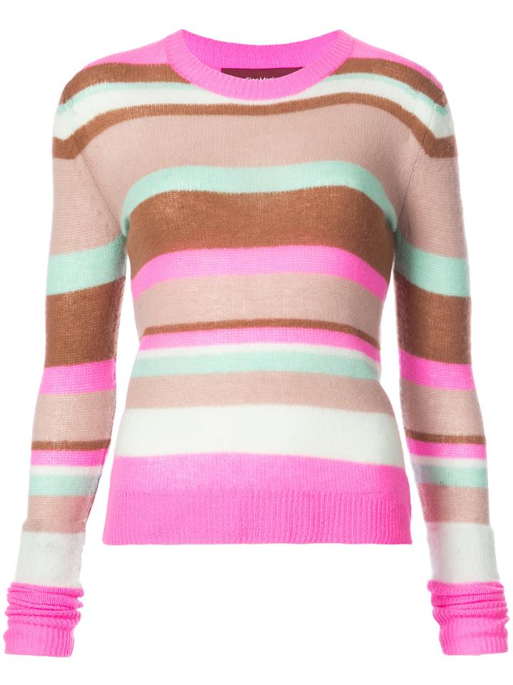 Sies Marjan Striped Jumper - Pink & Purple
