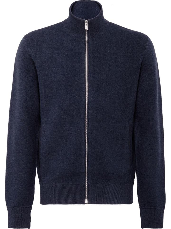 Prada Wool And Cashmere Cardigan - Blue