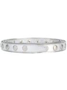 Mm6 Maison Margiela Metallic (grey) Studded Belt, Women's, Polyamide/polyester/polyurethane