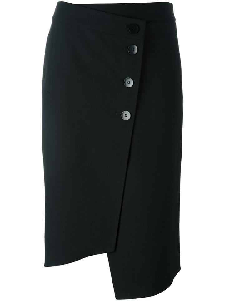 Tibi 'anson' Skirt, Women's, Size: 2, Black, Polyester/spandex/elastane/viscose
