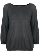 Kristensen Du Nord Boat Neck Sweater - Grey