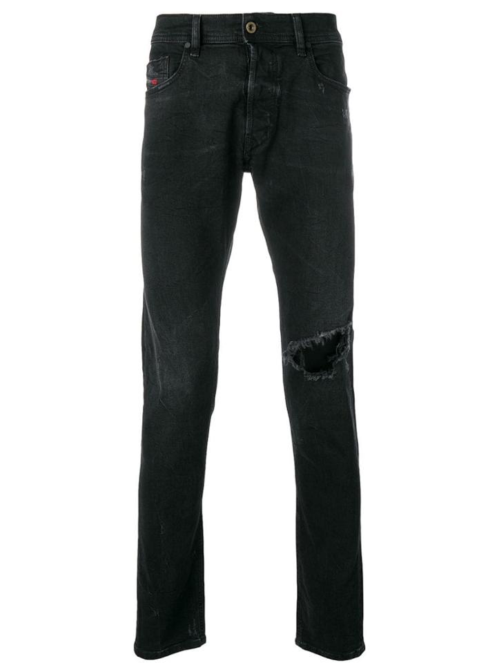 Diesel Tepphar Slim Jeans - Black