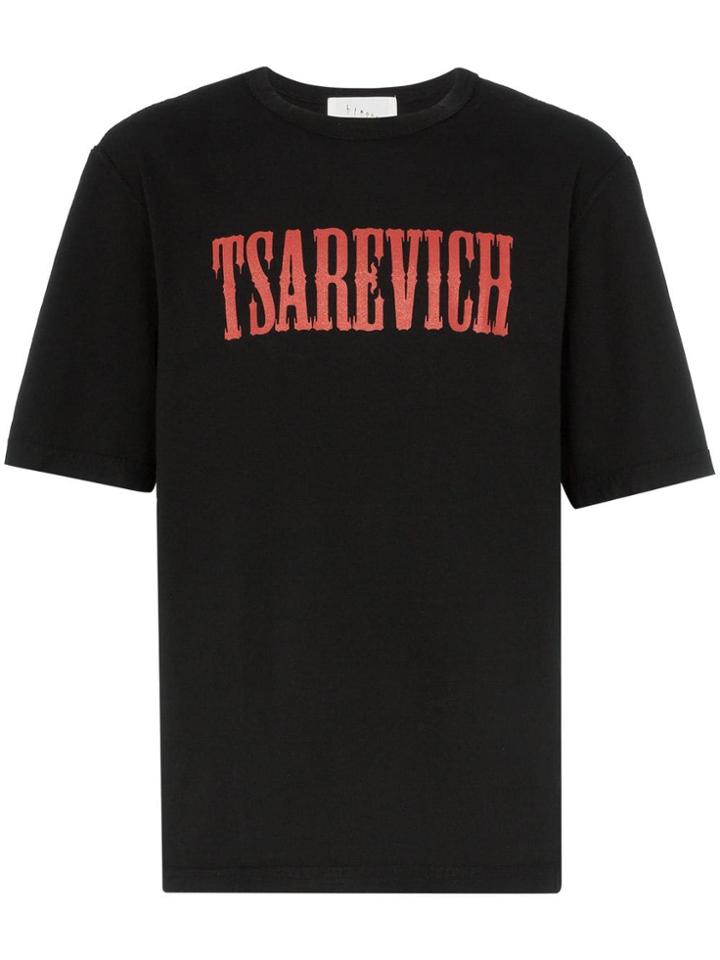 Linder Tsarevich Print T-shirt - Black