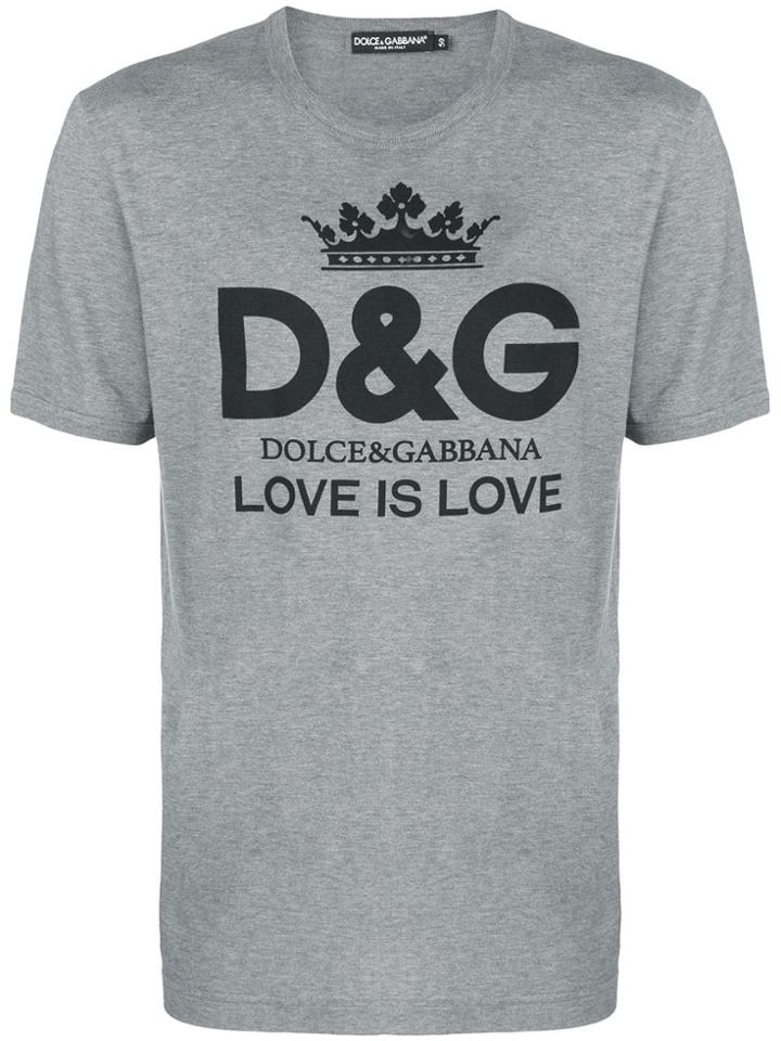 Dolce & Gabbana Logo T-shirt - Grey
