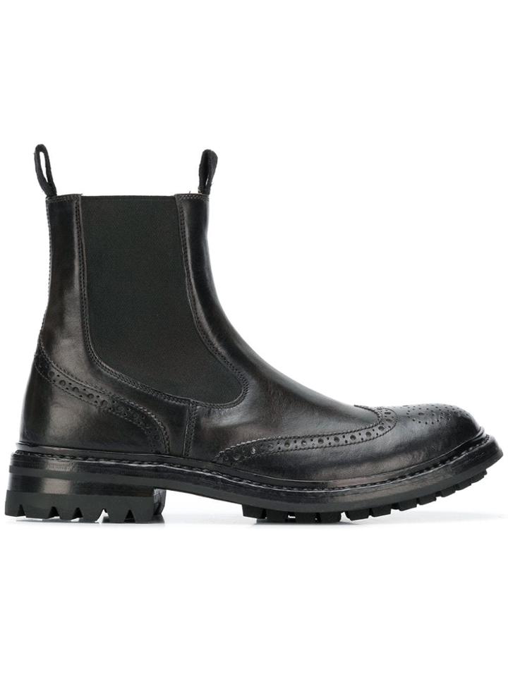 Officine Creative Chelsea Ankle Boots - Black