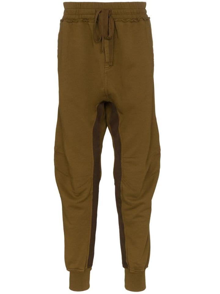 Haider Ackermann Moonshape Perth Cotton Sweatpants - Brown