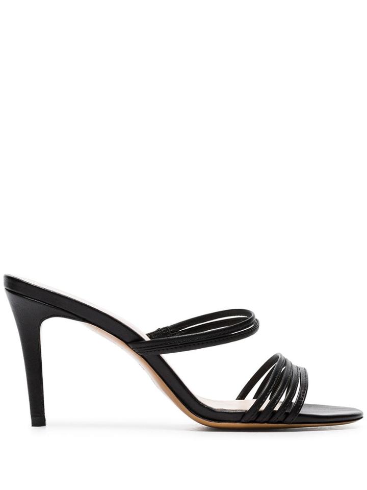 Kalda Black Simon 85 Strappy Leather Sandals