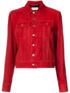 Saint Laurent Classic Leather Jacket - Red