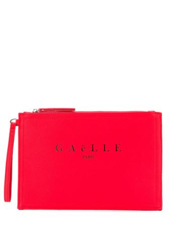 Gaelle Bonheur Red Clutch Bag