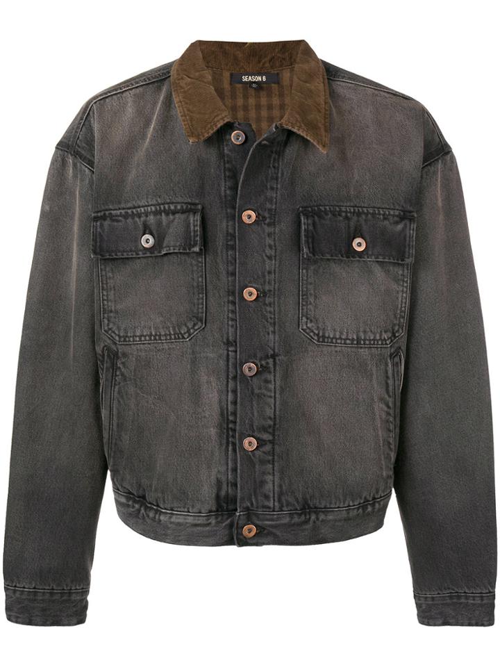 Yeezy Season 6 Denim Jacket - Black