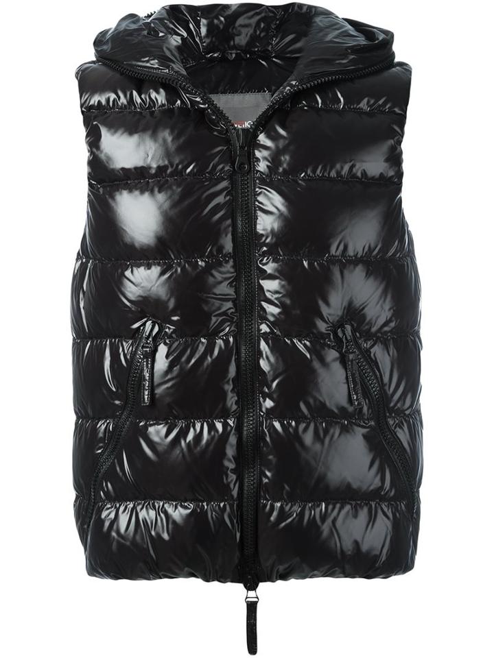 Duvetica Sleeveless Quilted Jacket, Men's, Size: 52, Black, Feather Down/polyamide