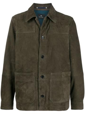 Ps Paul Smith Button Up Jacket - Green