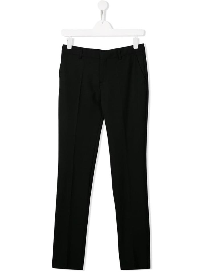 Neil Barrett Kids Teen Classic Formal Trousers - Black