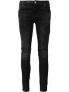 Pierre Balmain 'moto' Jeans, Women's, Size: 26, Black, Cotton/polyester