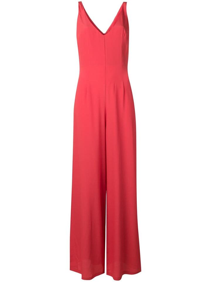 L'autre Chose V-neck Jumpsuit - Red