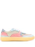 Rov Panelled Low-top Sneakers - Blue
