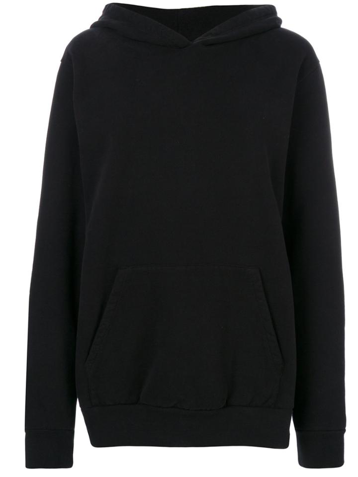 Mm6 Maison Margiela Back Pleat Hoodie - Black