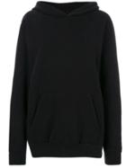 Mm6 Maison Margiela Back Pleat Hoodie - Black
