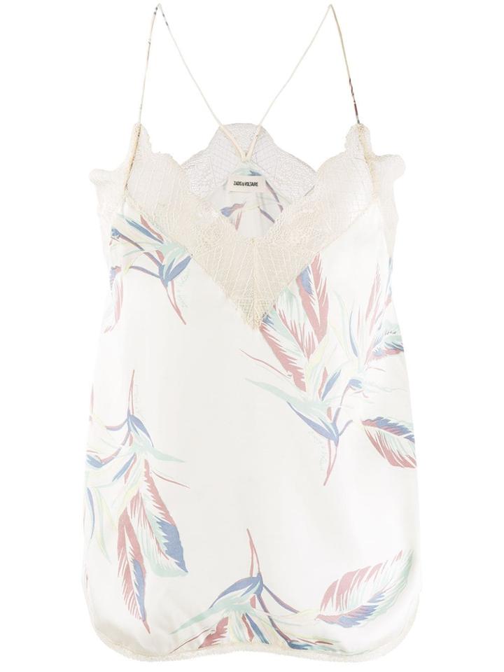 Zadig & Voltaire Christy Paradise Cami Top - Neutrals