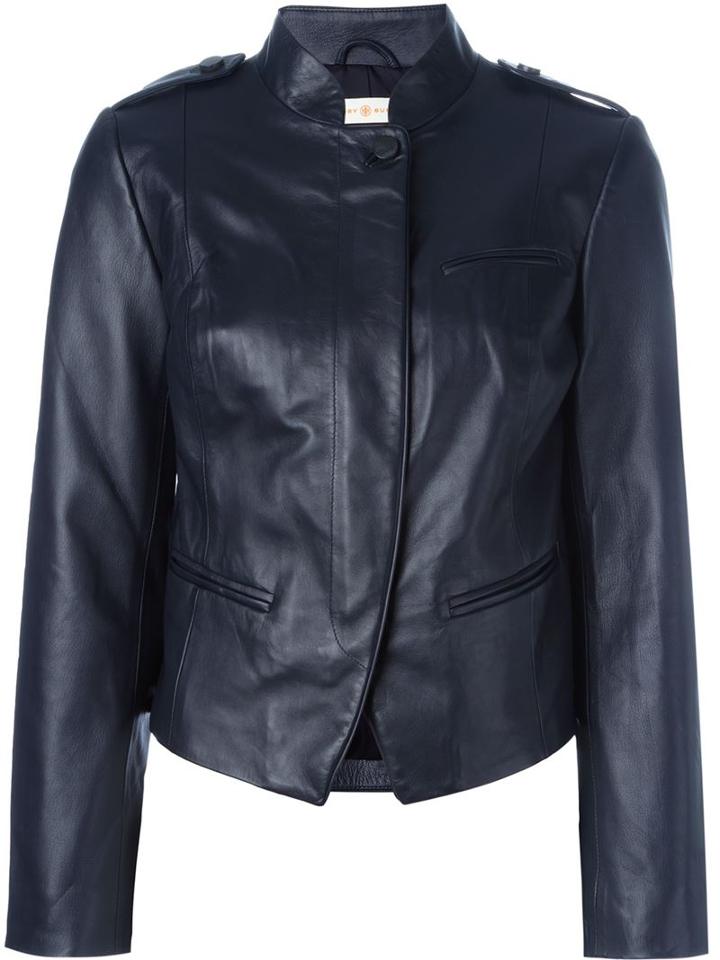 Tory Burch Shoulder Straps Banded Collar Jackets