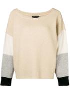 Alice+olivia Colour Block Jumper - Neutrals