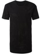 11 By Boris Bidjan Saberi - Stained Detail T-shirt - Men - Cotton - L, Black, Cotton