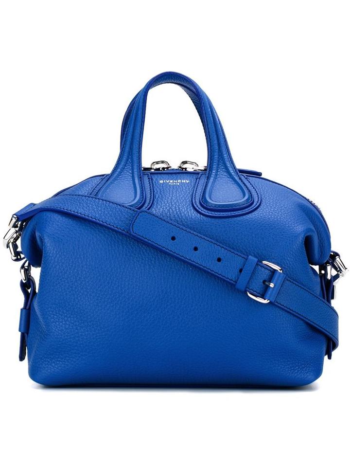Givenchy Small Nightingale Tote Bag, Women's, Blue, Leather