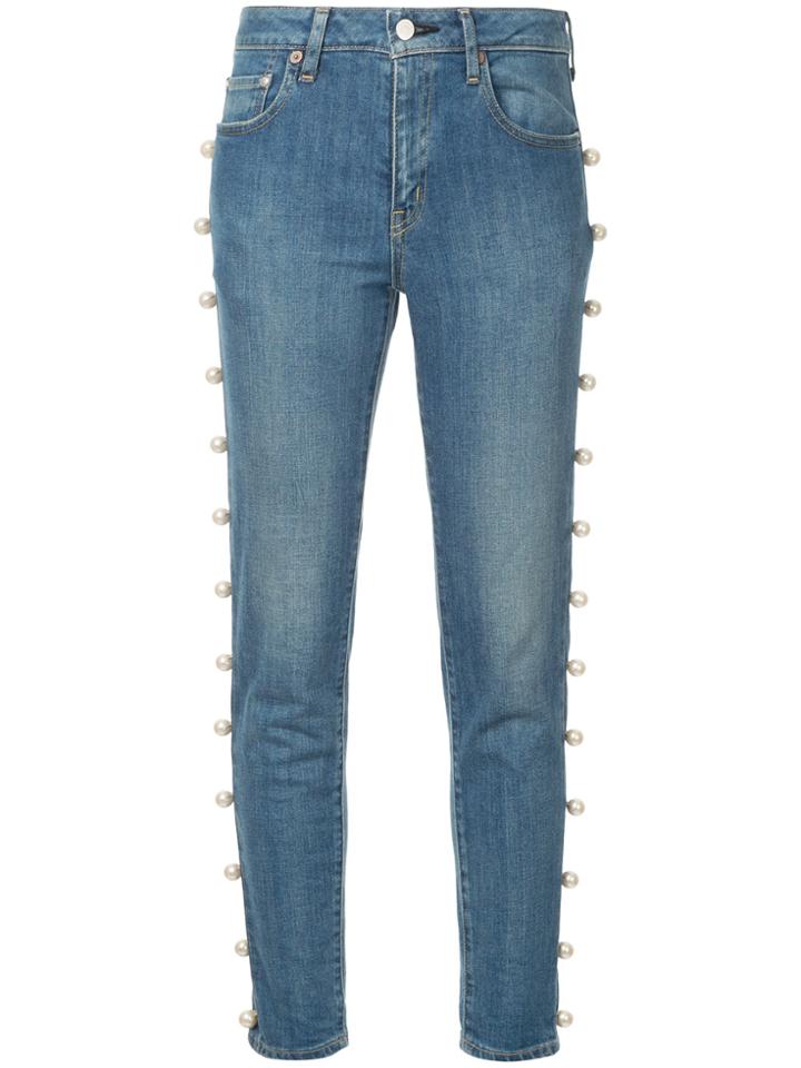 Tu Es Mon Trésor Edge 3y Skinny Fit Jeans Short Length - Blue