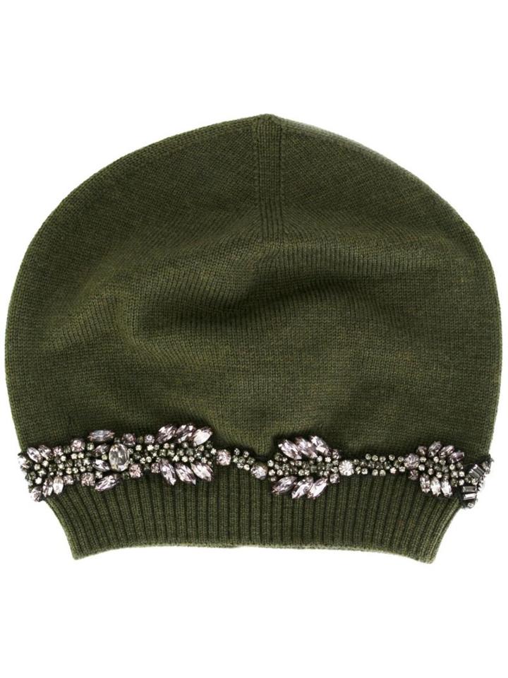No21 Embellished Beanie