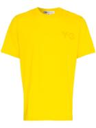 Y-3 Yellow Logo Printed Cotton Tshirt - Yellow & Orange