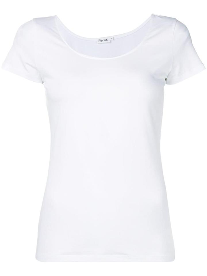 Filippa-k Scoop Neck T-shirt - White