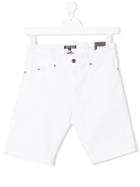 Tommy Hilfiger Junior Teen Bermuda Denim Shorts - White