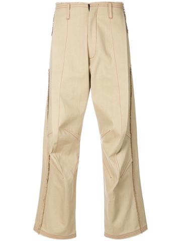 Vejas Exposed Dart Trousers - Neutrals