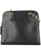 Chanel Vintage Branded Tote Bag - Black