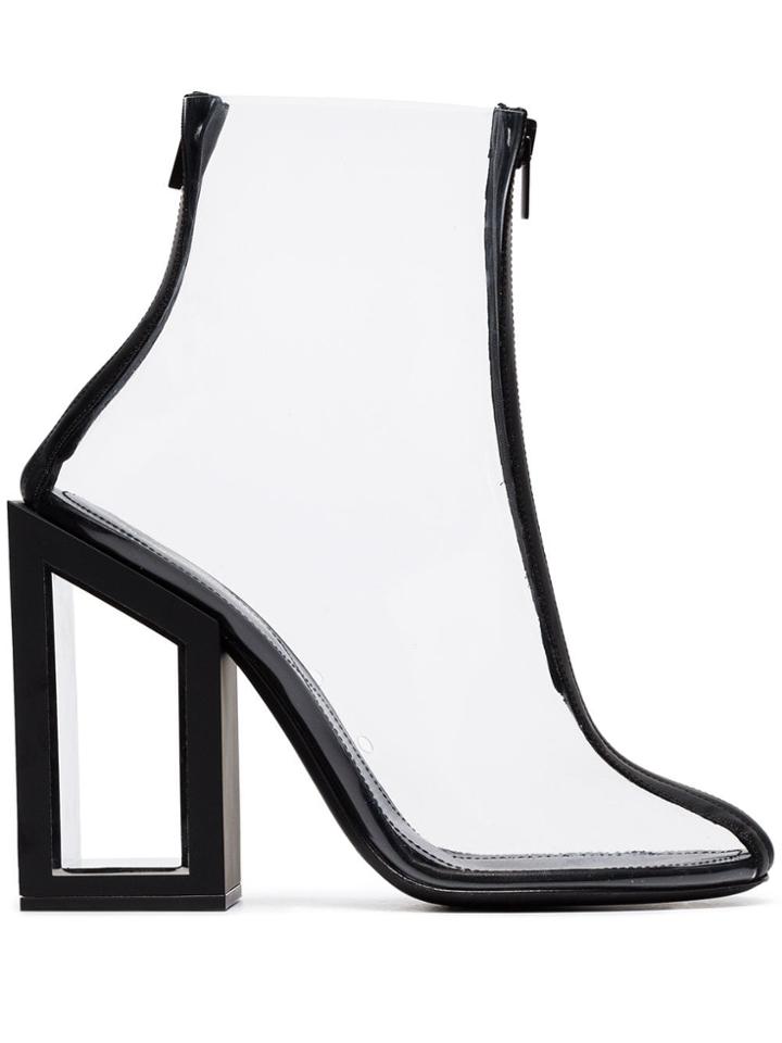 Nicholas Kirkwood Black Void 105 Pvc Ankle Boots