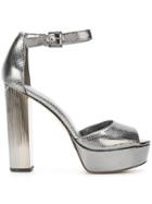 Michael Michael Kors Paloma Platform Sandals - Grey