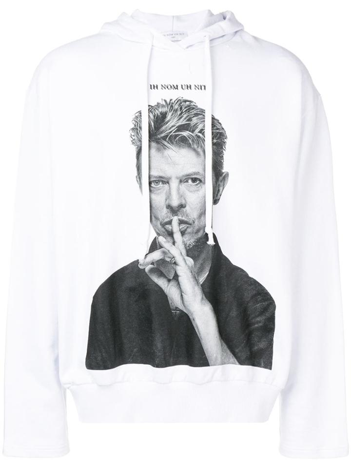 Ih Nom Uh Nit Bowie Silence Hoodie - White