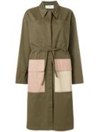 Ports 1961 Oversized Belted Coat - Green