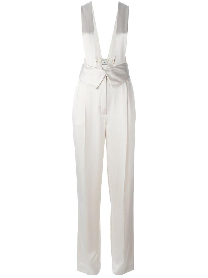 Lanvin Dungaree Effect Trousers